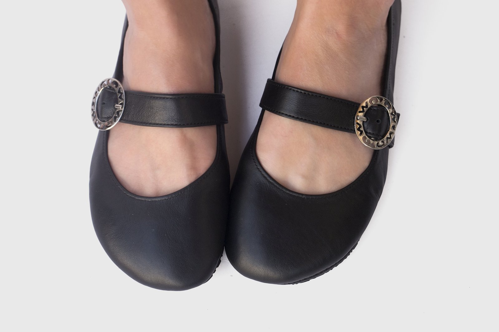 Prism Mary Janes in Matte Black | The Drifter Leather handmade shoes